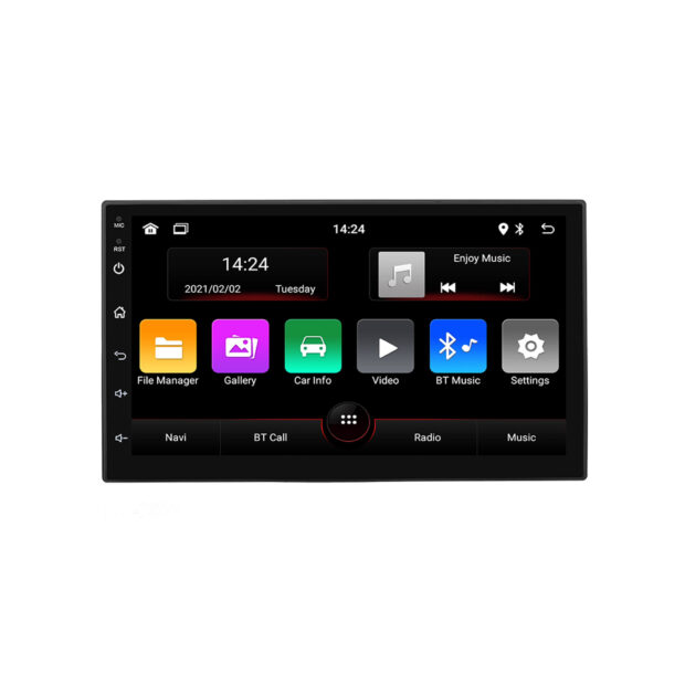 KBT Electronics KAR-72-32CP – Receptor Multimedia Android 7" con Apple Carplay y Android Auto, Mirror Link